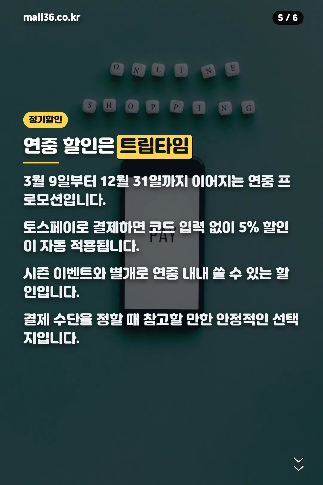 트립타임 정기 할인