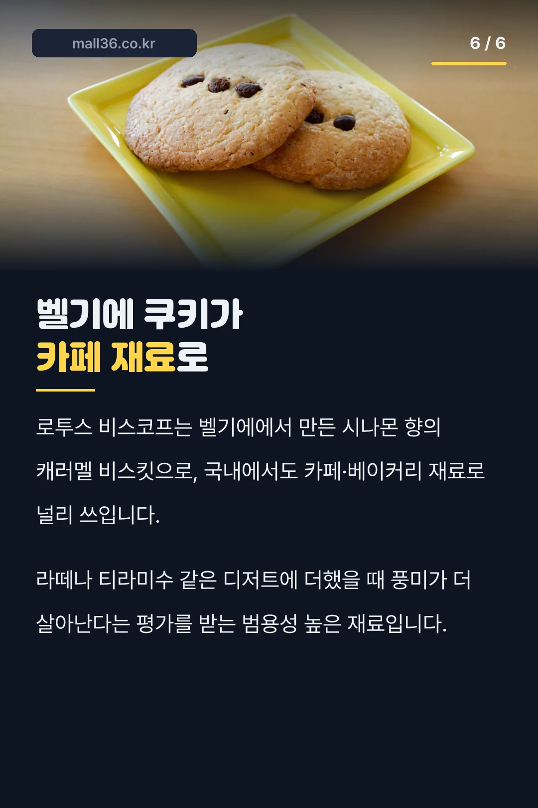 벨기에 쿠키의 유래
